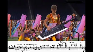 This Keytar solo is an acid trip. (Bluecoats 2022 Transcribed)