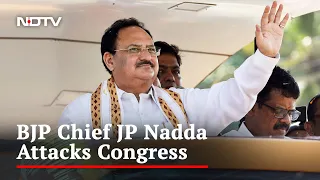 BJP Chief Unveils Karnataka Manifesto, Attacks Congress