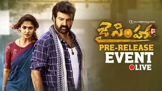 Jai Simha Movie Pre Release Event LIVE | Nandamuri Balakrishna | Nayanthara | TFPC