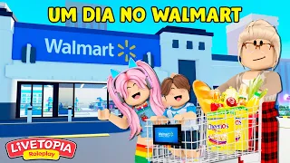 ROTINA! VOVÓ LEVOU OS NETOS NO WALMART QUE ABRIU EM LIVETOPIA - ROBLOX