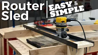 Router Sled — Build Under an Hour!