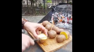 Вкусная картошка на гриле