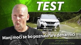 2020 peugeot 5008 2.0 BlueHDi 180 EAT8 GT line - test