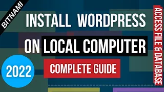 How to Install WordPress Locally on Your Computer(2022) | Bitnami WordPress Installation