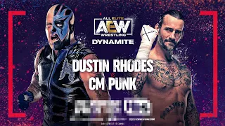 Dustin Rhodes vs CM Punk | AEW Dynamite | First Time Ever | AEW | Gameplay