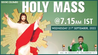 (LIVE) Wednesday Holy Mass | 21 September 2022 | Fr. Augustine Vallooran, VC | Divine Colombo