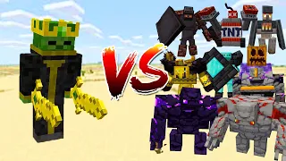 Wardead VS Golem Team in Minecraft