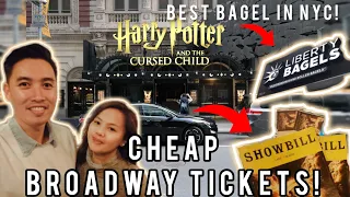 HARRY POTTER AND THE CURSED CHILD | HOW TO SAVE ON BROADWAY + NYC'S BEST BAGEL | NEW YORK VLOG 2022