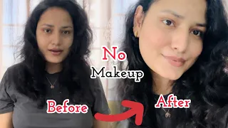 How to look better WITHOUT makeup (Seriously works)!! Tips for school and college girls #nomakeup