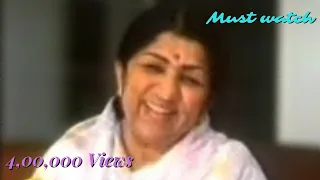 " Kya Kahoon Bhagwan Ke Aadmi They Rafi Sahab" .. Very Rare Interview of Lata Mangeshkar..Must Watch