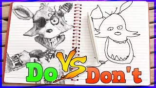 Drawing Five Nights At Freddy's In 1 Minute CHALLENGE!