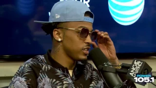 August Alsina Chats w/ Angie About His Eye Disease, New Music More 7-2-2015