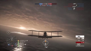 Battlefield 1: Perfect timing (Attack plane bombing)