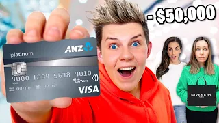 BUYING ANYTHING ON MY MUMS CREDIT CARD UNTIL SHE FINDS ME! No Budget Shopping Challenge!