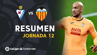 Resumen de SD Eibar vs Valencia CF (0-0)