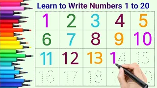 Learn counting numbers 1-20 |  1234567891011121314151617181920 | 02