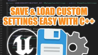 Make Unreal Engine Game User Settings BETTER with SIMPLE C++ | Beginner Tutorial