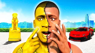 🔴 כל דבר שפרנקלין נוגע בו הופך להיות זהב ב GTA V! (פרנקלין קיבל את מגע הזהב ב GTA V!)