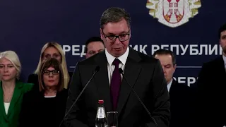 Serbia's Vucic proposes 'disarmament' after shootings