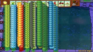 999 zombies vs All Pea Plants || plants vs Zombies #gaming #plantsvszombies #plantsvszombieshack