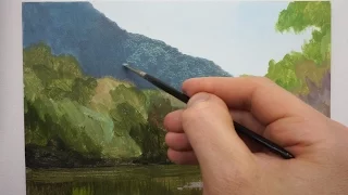 #6 Landscape Painting Techniques On Panel | Oil Painting Tutorial