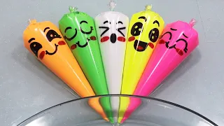 Making Glossy Slime with Funny Piping Bags! Most Satisfying Slime Video★ASMR★#ASMR#PipingBags