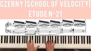 Czerny•The School of Velocity•Etude N°21•Op.299