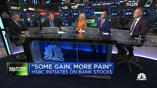 CNBC 'Halftime Report' traders weigh in on bank stocks calls on HSBC