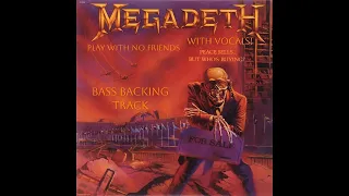 Megadeth - My Last Words Bass backing track (with vocals)