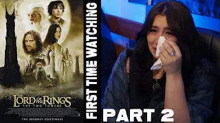 THE LORD OF THE RINGS | THE TWO TOWERS | MOVIE REACTION | FIRST TIME WATCHING (PART 2/2)