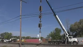 Historic NKP Road Signal Removal In Conneaut Ohio, September 25th, 2017