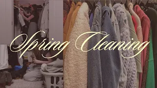 VLOG | Spring Cleaning, GRWM, Closet Cleanout, and Kitchen Reset