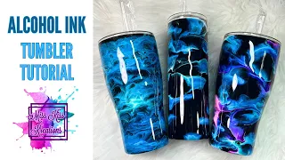 Alcohol Ink Tumbler Tutorial | BEGINNERS UNDER 20 MINUTES