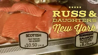 Russ & Daughters High End Smoked Fish Bagel and Lox New York