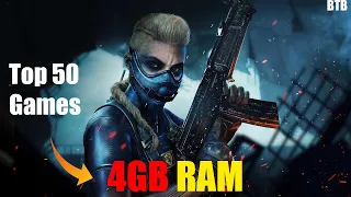 Top 50 Best Mid Spec PC Games For (4GB RAM / 6GB RAM / 2GB VRAM) 2023