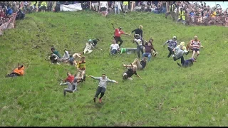 Many injured at Cheese Rolling contest in UK: BRUTAL 4K edition