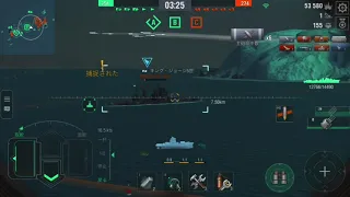 WOWS BLITZ tier 7英駆ジャービス〜こりゃつえぇわ〜