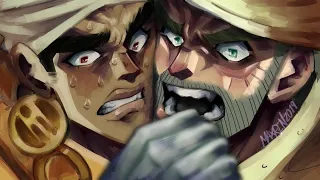 JoJo`s Bizarre Adventure Joseph ve Avdol Yapışık Kalıyor Türkçe Dublaj Part#6(Stardust Crusaders)