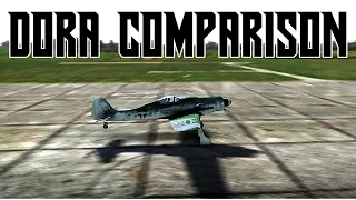 Dora Comparison - FW-190 D-12/13 War Thunder 1.45 RB Gameplay/Observations