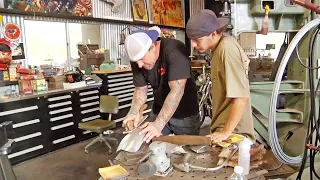Watch Jesse James Work on a Custom Handmade Fender in his Austin Speed Shop