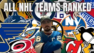 My Favorite NHL Teams Ranked! - NHL Tier List