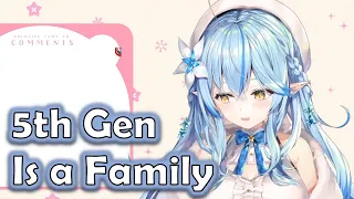 The 5th Gen is a Family 【Yukihana Lamy】【HOLOLIVE】【ENG SUB】