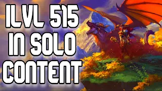 How To Gear Up ILVL 515 ALL BY YOURSELF - No Difficult Content Needed!