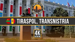 🇲🇩 ☭ TIRASPOL, TRANSNISTRIA/MOLDOVA – May 2022 City Walking Tour [4K Ultra HD]