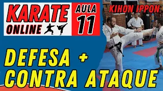 KARATE ONLINE | AULA 11-  DEFESAS E CHUTES COM ESQUIVAS - Kihon Ippon Kumite