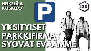 Yksityinen pysäköinninvalvonta syö eväämme | Jakso 417 | Heikelä & Koskelo 23 minuuttia