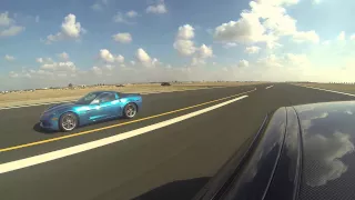 BMW M6 CP (stock) vs. Corvette Z06 (~600hp)