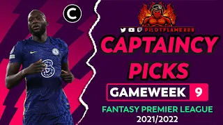 FPL: GAMEWEEK 9 CAPTAINCY | LUKAKU HAT TRICK? | FANTASY PREMIER LEAGUE TIPS 2021/22