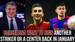 ‼️🚨Barcelona Want To Sign ANOTHER STRIKER Or A CENTER BACK: Ferran Torres Is In Barcelona Ft Demir