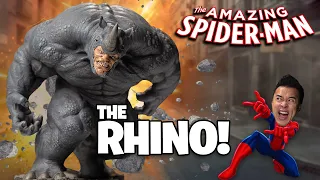 THE RHINO!!! Amazing Spider-Man Villians In Real Life - Sideshow Comiquette!